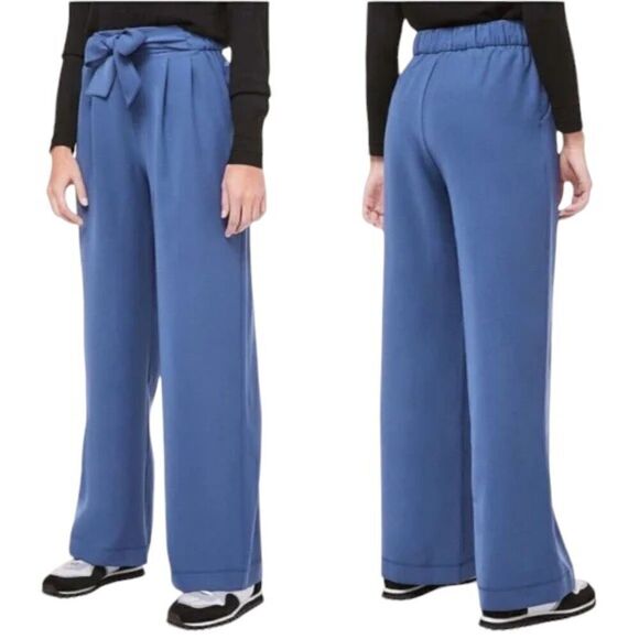 Lululemon Noir Pant High-Rise 30"  *Woven *Gatsby Blue - Picture 1 of 12